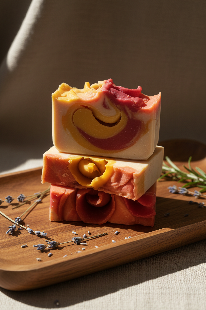 Bright Citrus Artisan Luxury Soap - Image 3